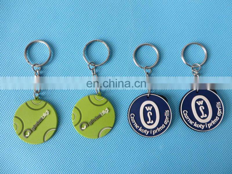 Custom soft PVC keychain/keyring for wholesale