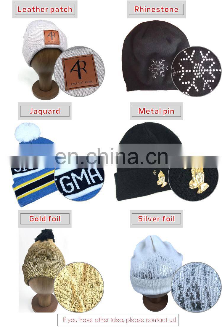 wholesale Colorful slouch Beanies Knitted Beanie /Custom Beanie Hats/winter knitted hat