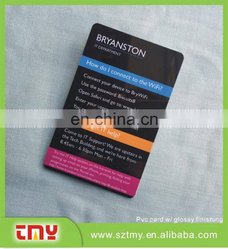 4 Color Plastic PVC Card Printing ID Card/PVC Card