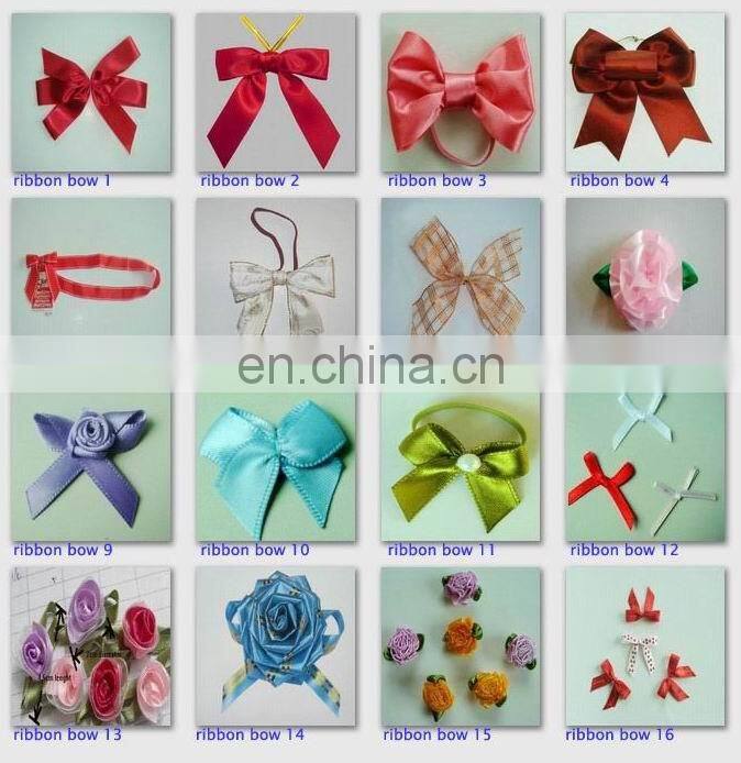Gold ribbon bow for decoration gift packing