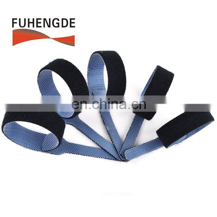 China manufacture hook to loop cable tie wraps mounts custom