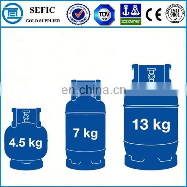 Export To South America Steel Cooking Gas Cylinder Regulator LPG Cooking Gas Cylinder Price