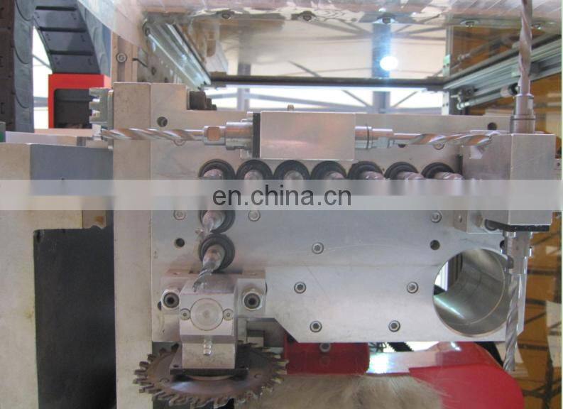 4*8 Italy HSD boring unit and boring head with saw ATC milling woodworking engraving auto tool change router