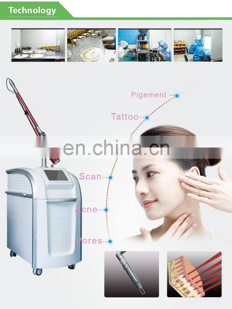 Medical CE Approved 2019 Newest Technology Tattoo Removal 755 nm Picosecond Laser