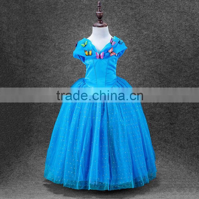 Princess Anna Costume Frozen Fancy Dress Elsa Cosplay Dress Girl Dresses