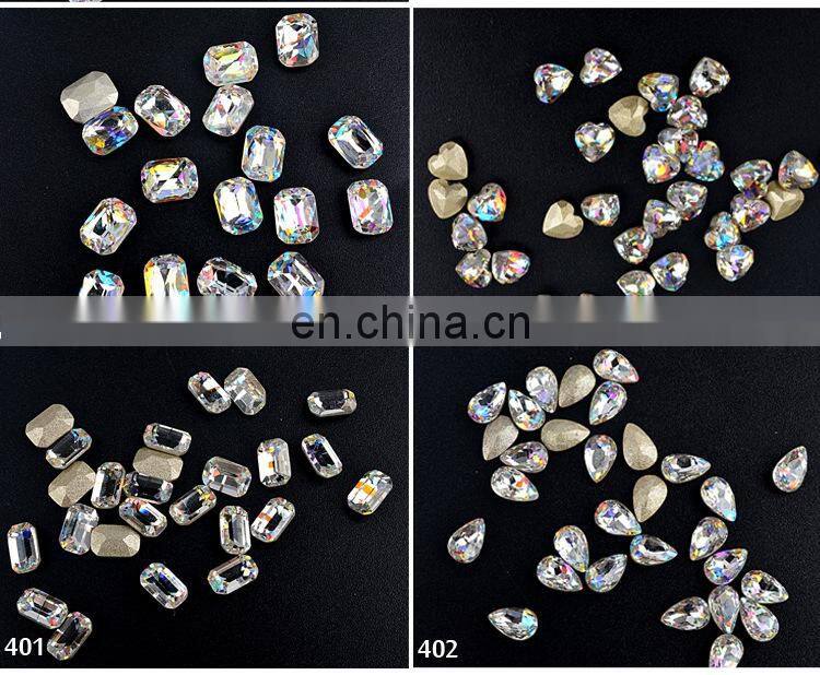 wholesales AB rhinestones with different shapes nail art decoration