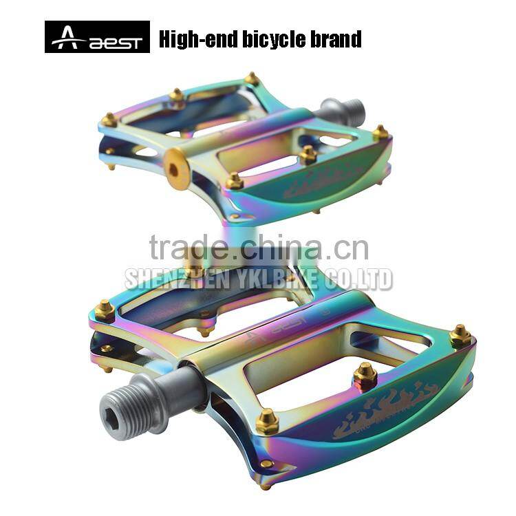 AEST oil slick colorful bike parts