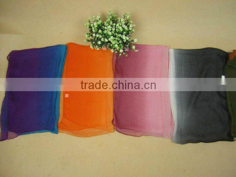 S587 printed silk Gradient newest islamic scarf