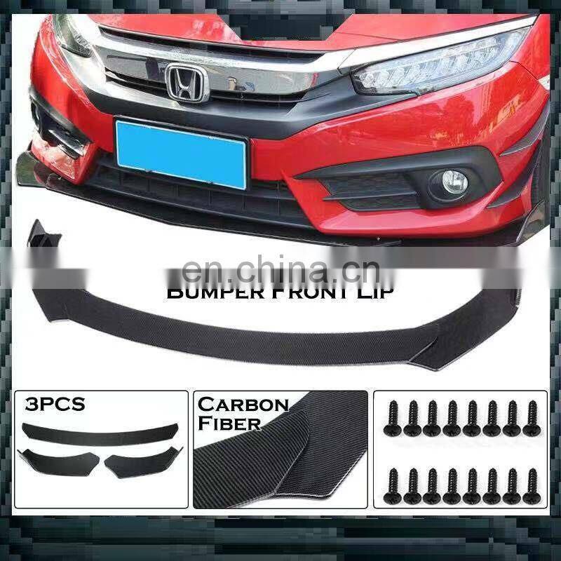 Car Accessories Parts Front Bumper Spoiler Skirt Protector Lips changzhou factory keyray