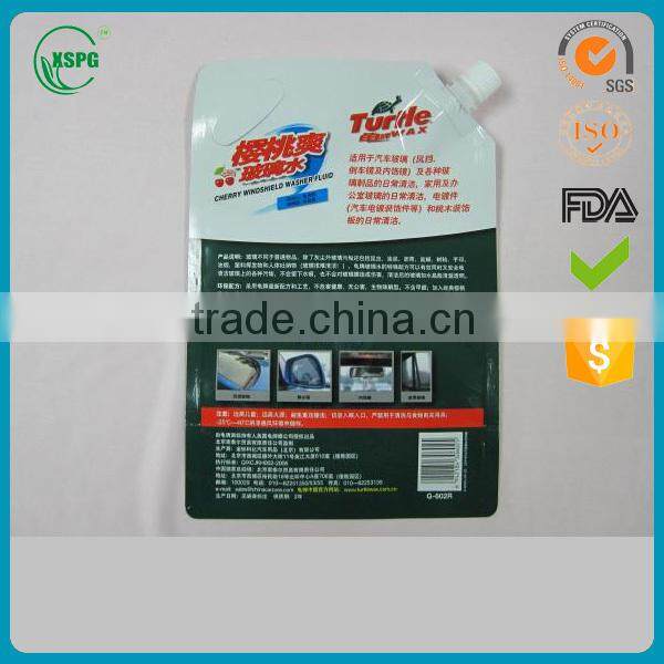 baby food clear spout drink stand up transparent pouches