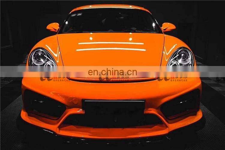 body kit front bumper for porsche cayman boxster 987 modify to GT4 auto tuning part