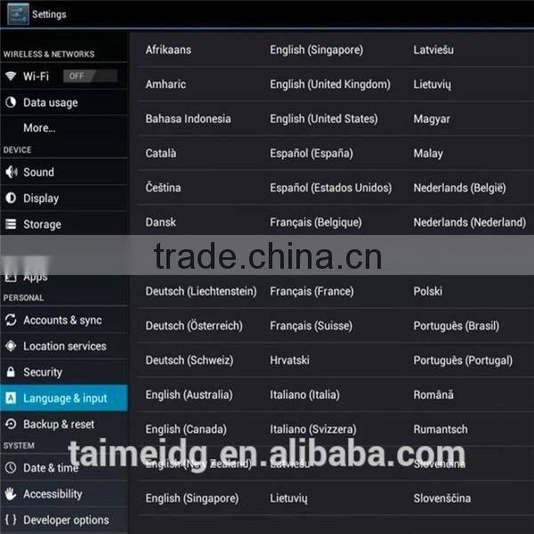 Hot design android dual core kids tablet