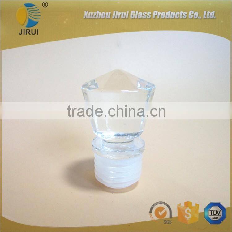 diamond glass cork for aroma diffuser bottle
