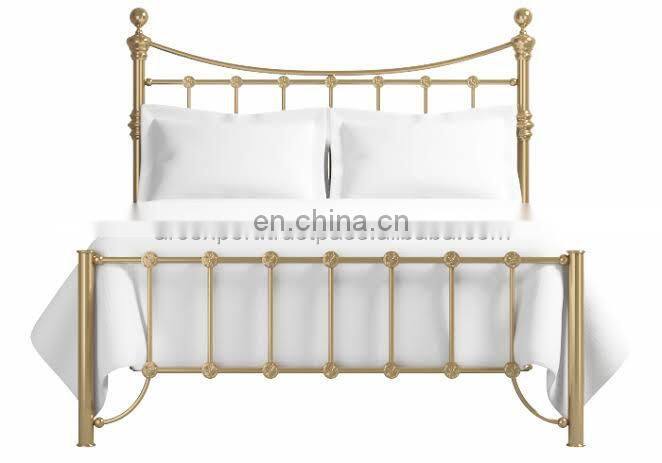 black colour metal bed