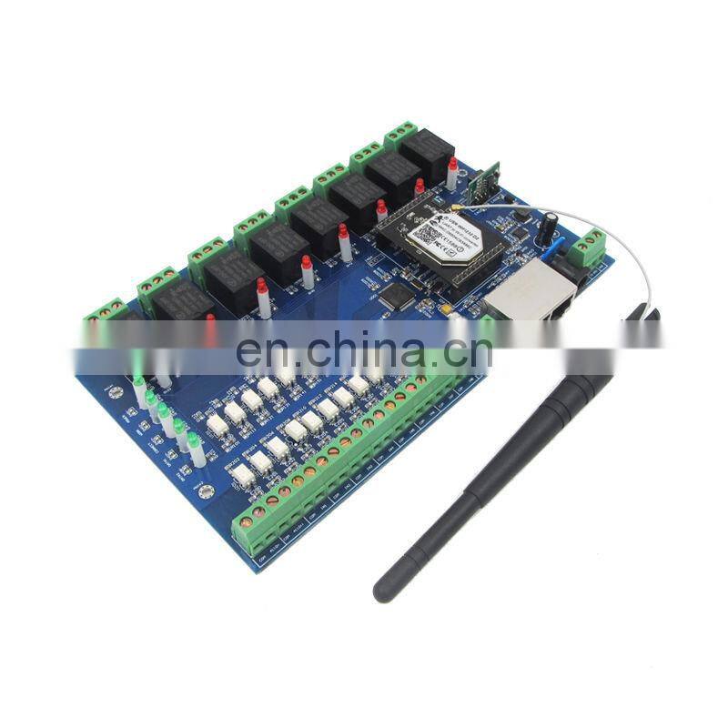 8 Channel WIFI Ethernet Wireless Relay Controller Card for Windows Mac OS