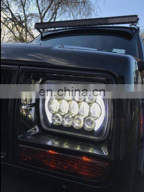 Lantsun 85W 5X7'' LED Replacement for Sealed Beam with DRL(led6485