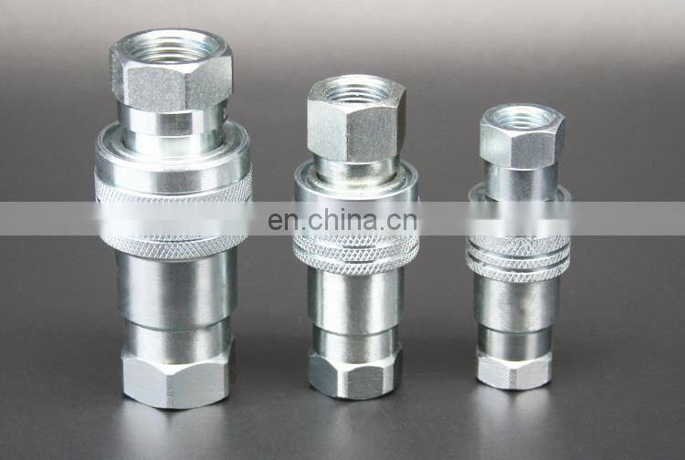 ISO 7241-B Ball Locking Type High Pressure Push And Pull Type Stainless Steel Hydraulic Quick Coupling