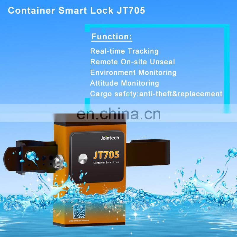 Container real time tracking and door Lock unlock control with live alarm container smart 4G gps gsm electronic padlock