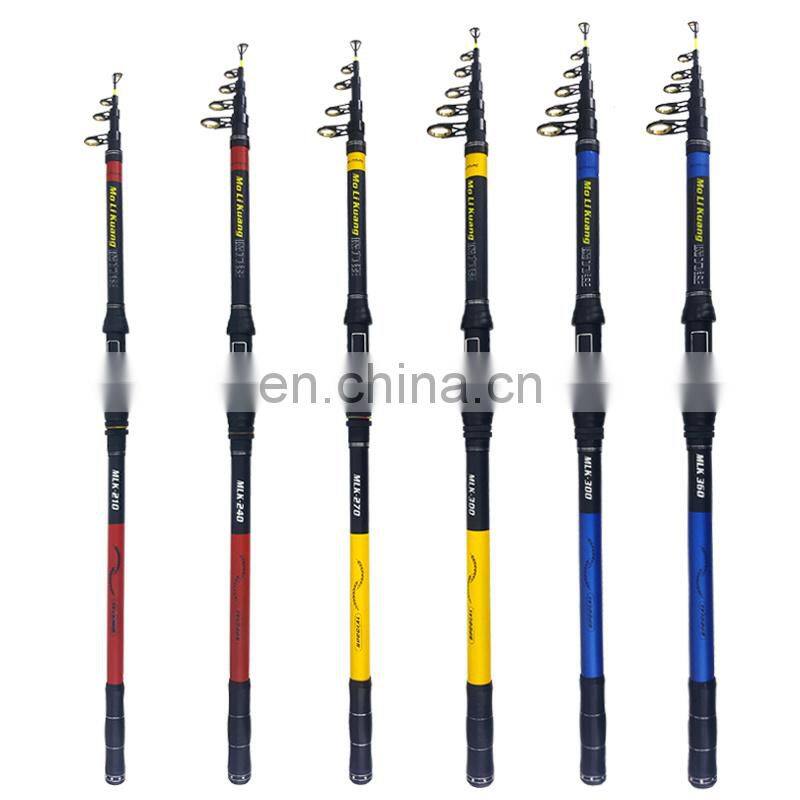 carp fishing rod 12ft 4 lbs fast jigging cheap new spinning telescopic fishing rod 2 logs of Byloo china 2022