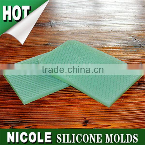 Nicole factory Q0034 rectangle fondant sugar craft cake decoration silicone mold