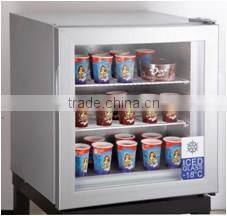 SD55 commercial desktop mini ice cream showcase freezer