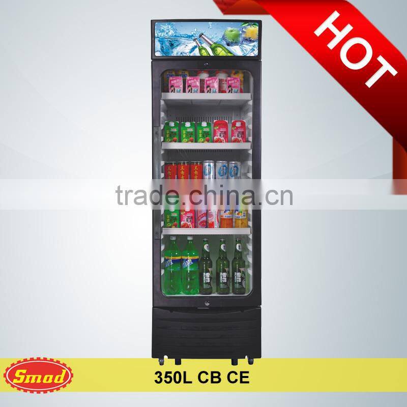 Supermarket lock big top lamp refrigerated showcase