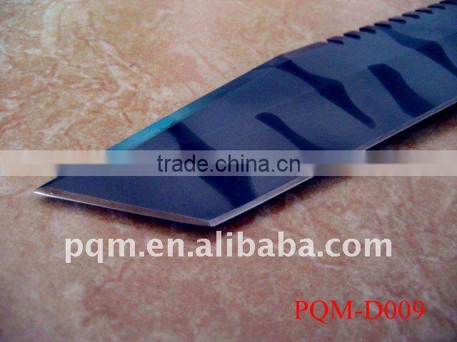 Damascus hunting camouflage color survival knife 009