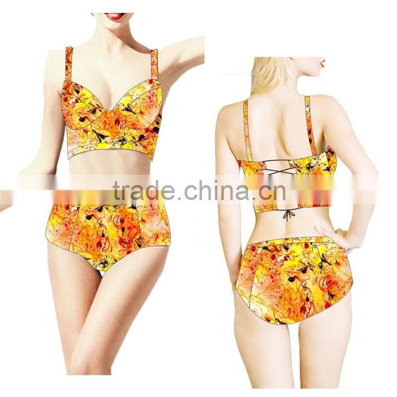 OEM FA COTRY HOT Women's Sexy Bikinis High Quality Swimwear Beach Fashion Swim suits