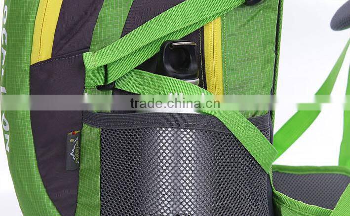 outdoor sporty good quality polyester nylon men women waterproof travel hiking camping backpack