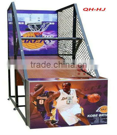 coin operated sport basketball game machine