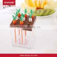 D598 poker plastic pick fruit fork set