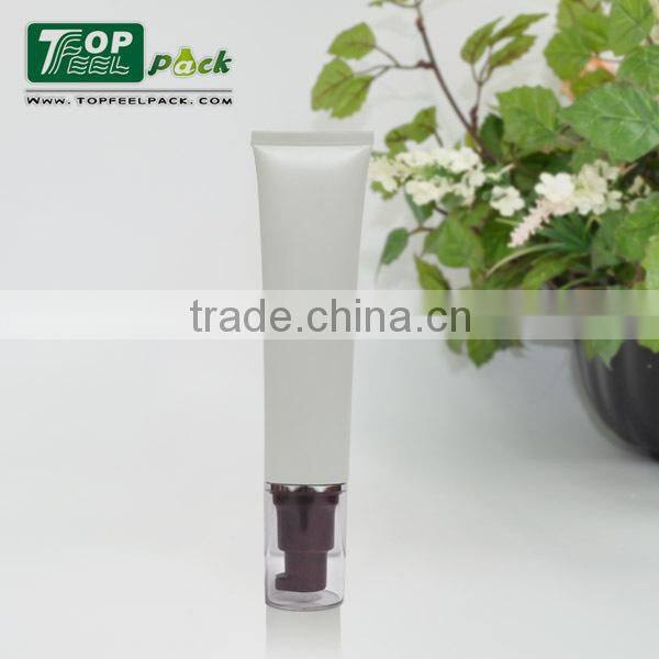 Popular 100ml 120ml Plastic Lotion Tube with Airless Pump
