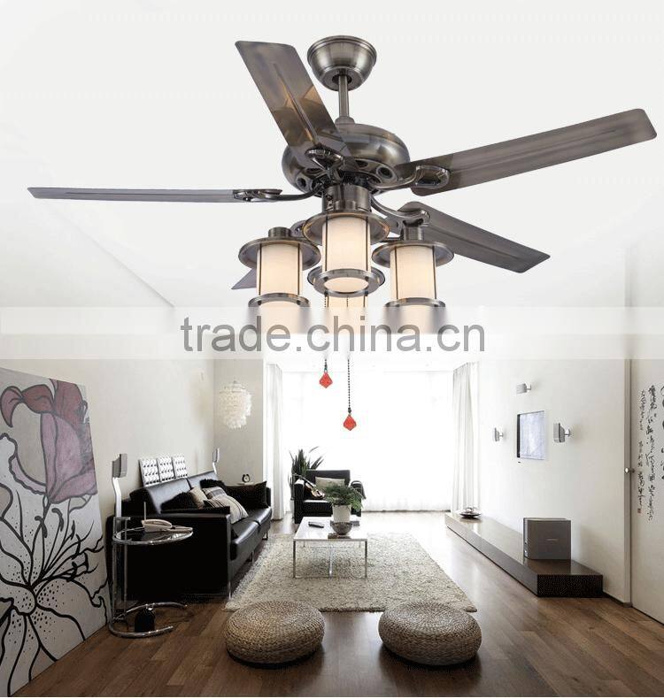 Easy Buy Contemporary Vintage 5 Blades 4 Light Ceiling Fan