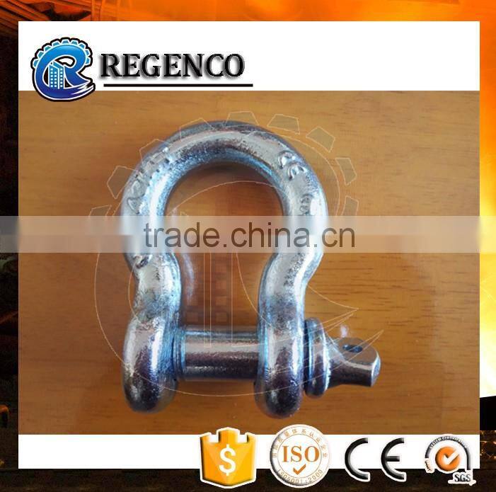 US Type Screw Pin 10mm Load Rated 1,000kg chain Bow Omega Shackle G209