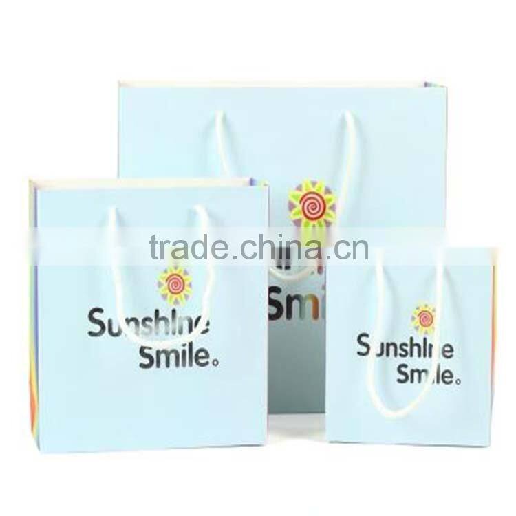 Competitive Price Custom Luxury Full Color Paper Shopping Bag with Logo Printed Manufacturer