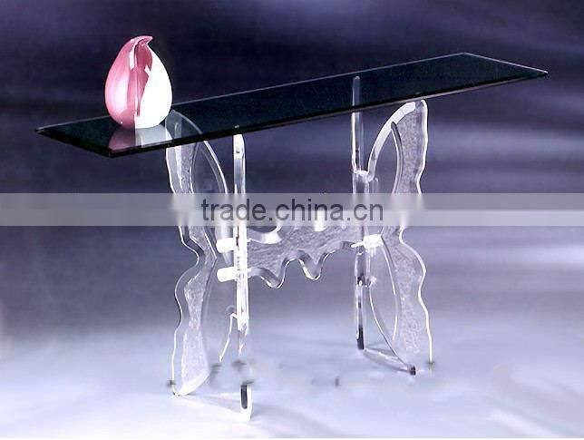 Rectangle wedding table and chair acrylic furniture set made in china