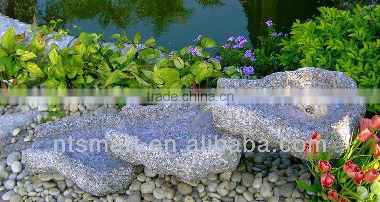 water fall design stone fountain
