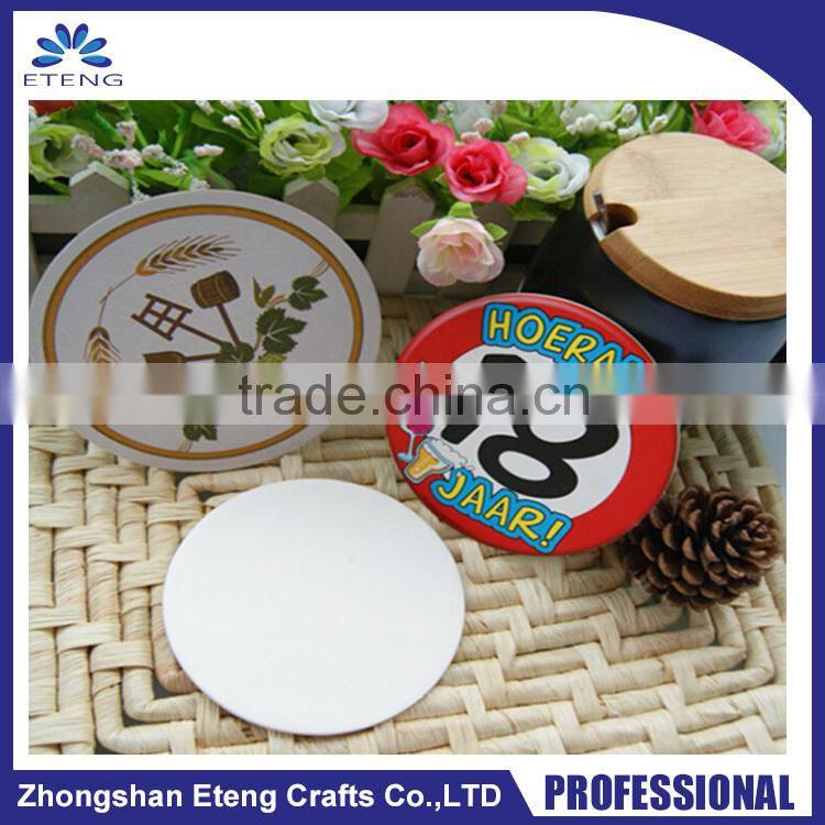 Promotion & Wholesale custom printing absorbent paper coffee coaster