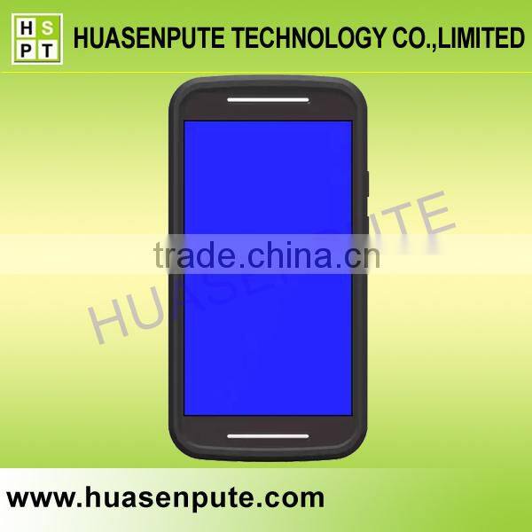 Wholesale 3 in1 Robot Silicon Rubber + Hard Plastic Stand Case for Moto G2