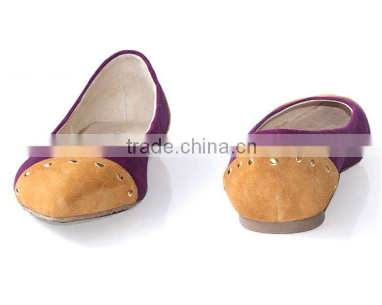 Hot selling flat shoes women 2015 pump shoes women 2016 with low price XT-DA0958