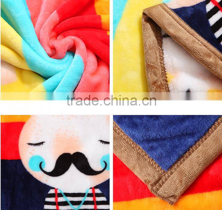 Hot sale super soft plush flannel blanket