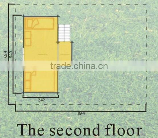 two floors wooden house