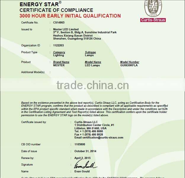 Energy star CRI80 12V Mr16 5w UL GU5.3 COB LED Spotlight