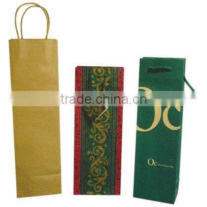 wine packing paper bag