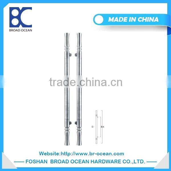 YX-3280 cheap Stainless steel double sided tubular door handle set