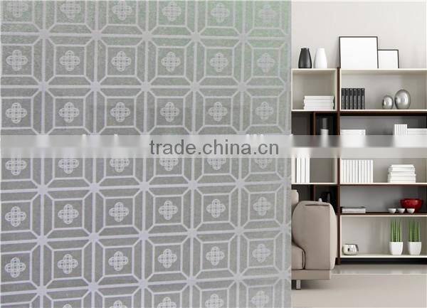 Laser frosted decorative window film for home decoration