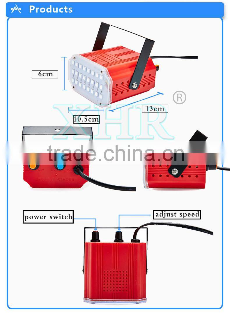 Sound 24pcs RGB LED Strobe Light For DJ,RGB Flash Light For Disco DJ Party
