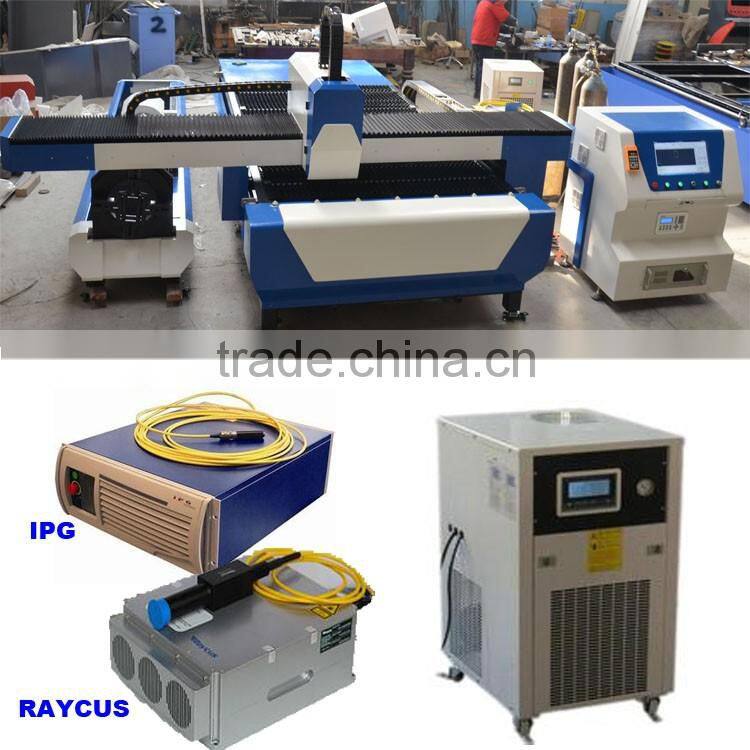 IPG ROFIN RAYCUS 500W 750W 1000W fiber laser metal cutting machine
