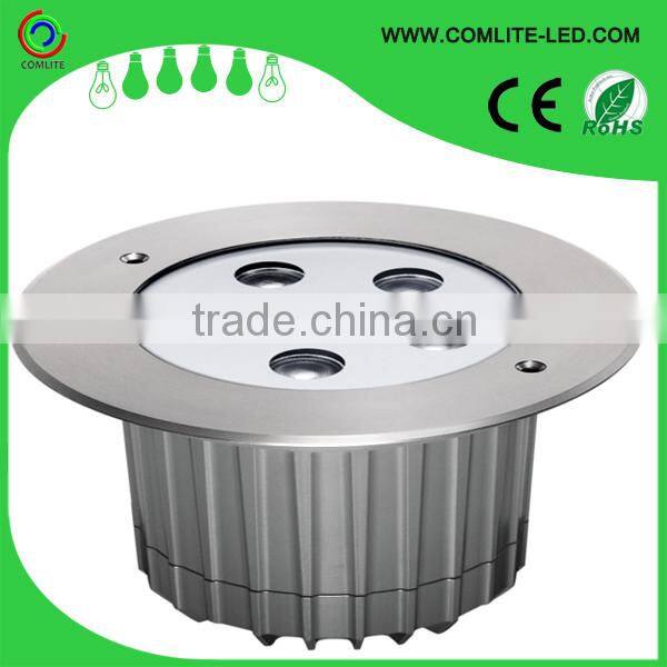 Water resist exterior 12W stainless steel LED inground light