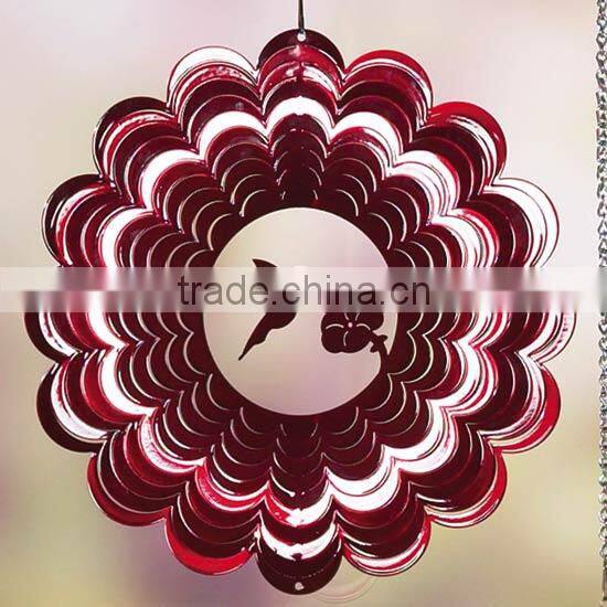 Lovely Metal Wholesale Wind Spinner for Garden Decoration